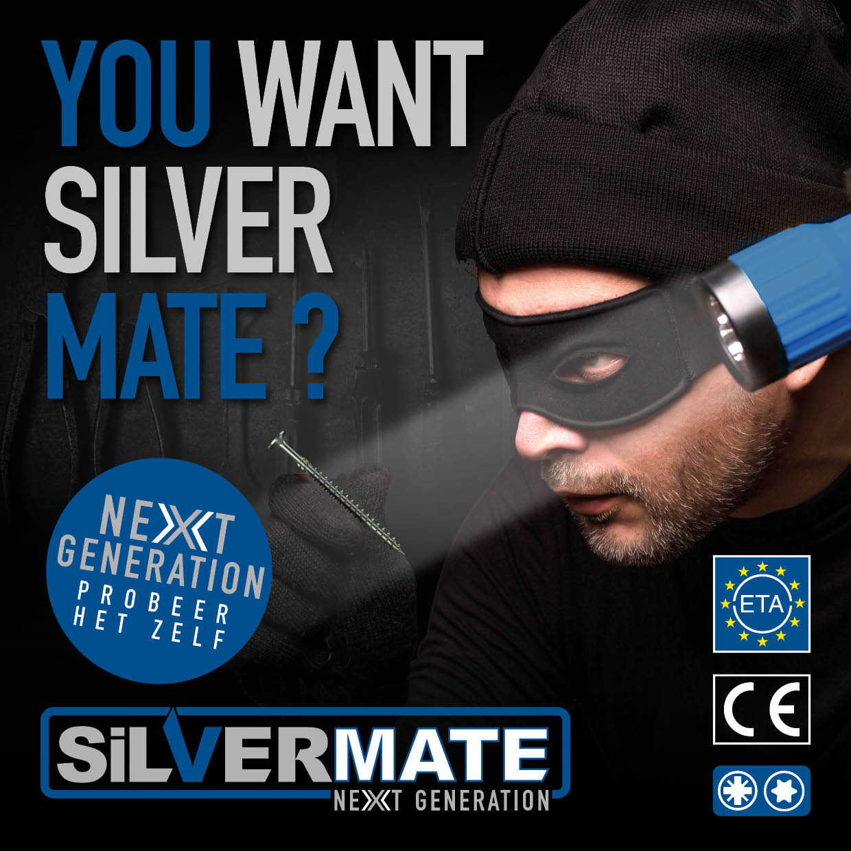 Silvermate spaanplaatschroeven